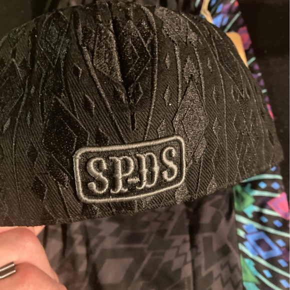 Bundle! Rare! SPDS V2 Blackout Fitted Hat 7 1/4 and matching mesh shorts - Picture 12 of 12